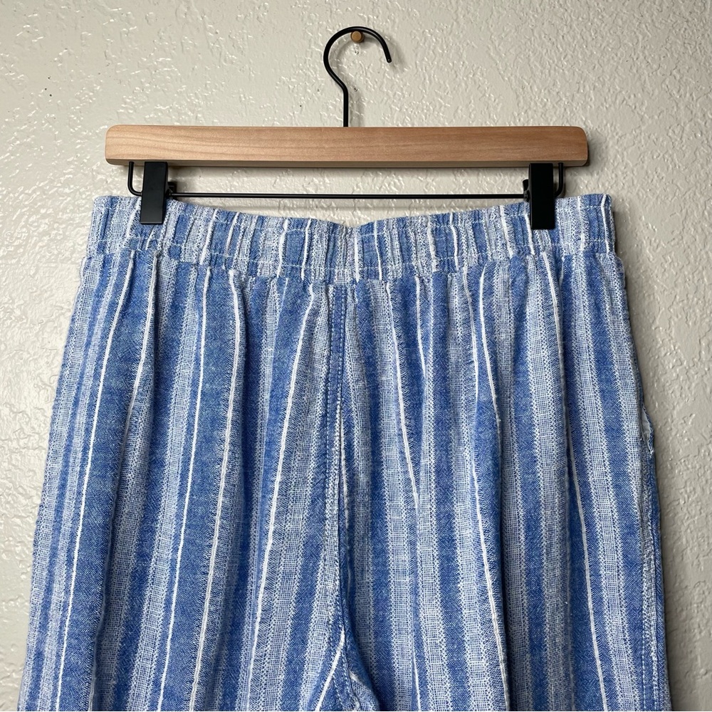 Briggs Wide Leg Striped Linen Pants Cozy Beach Inspired Coastal - Picture 7 of 10